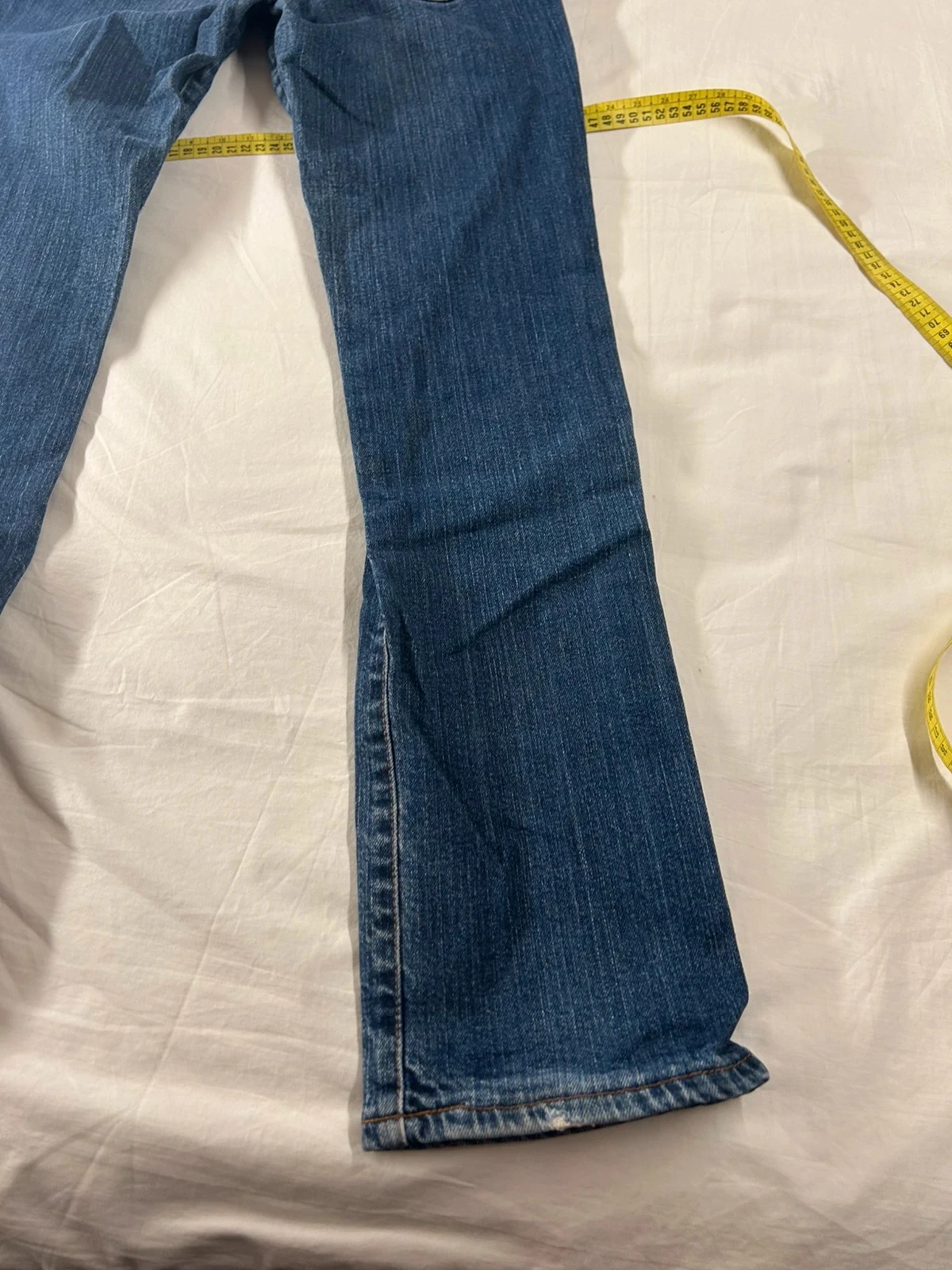 Navy blue straight cut jeans vintage retro y2k style – photo 16